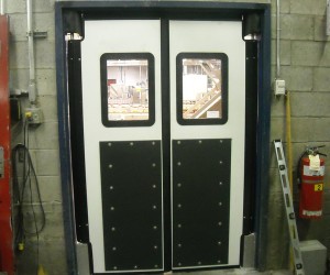 Impact traffic door