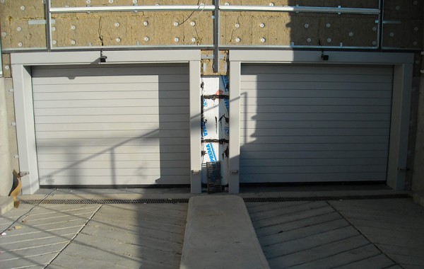 High speed parking lot doors