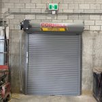Porte d'acier roulante